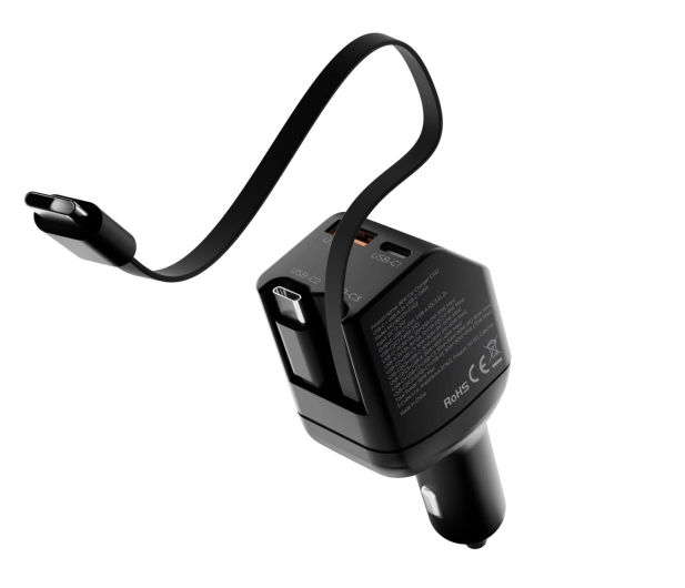 Mobile Origin Car Charger 90W CA22 USB-C + USB-A, 2x USB-C Cable - 1502706 - zdjęcie 2